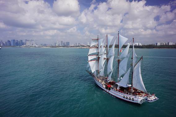 Cruise on the Royal Albatross, Asiaâ€™s only luxury tall ship