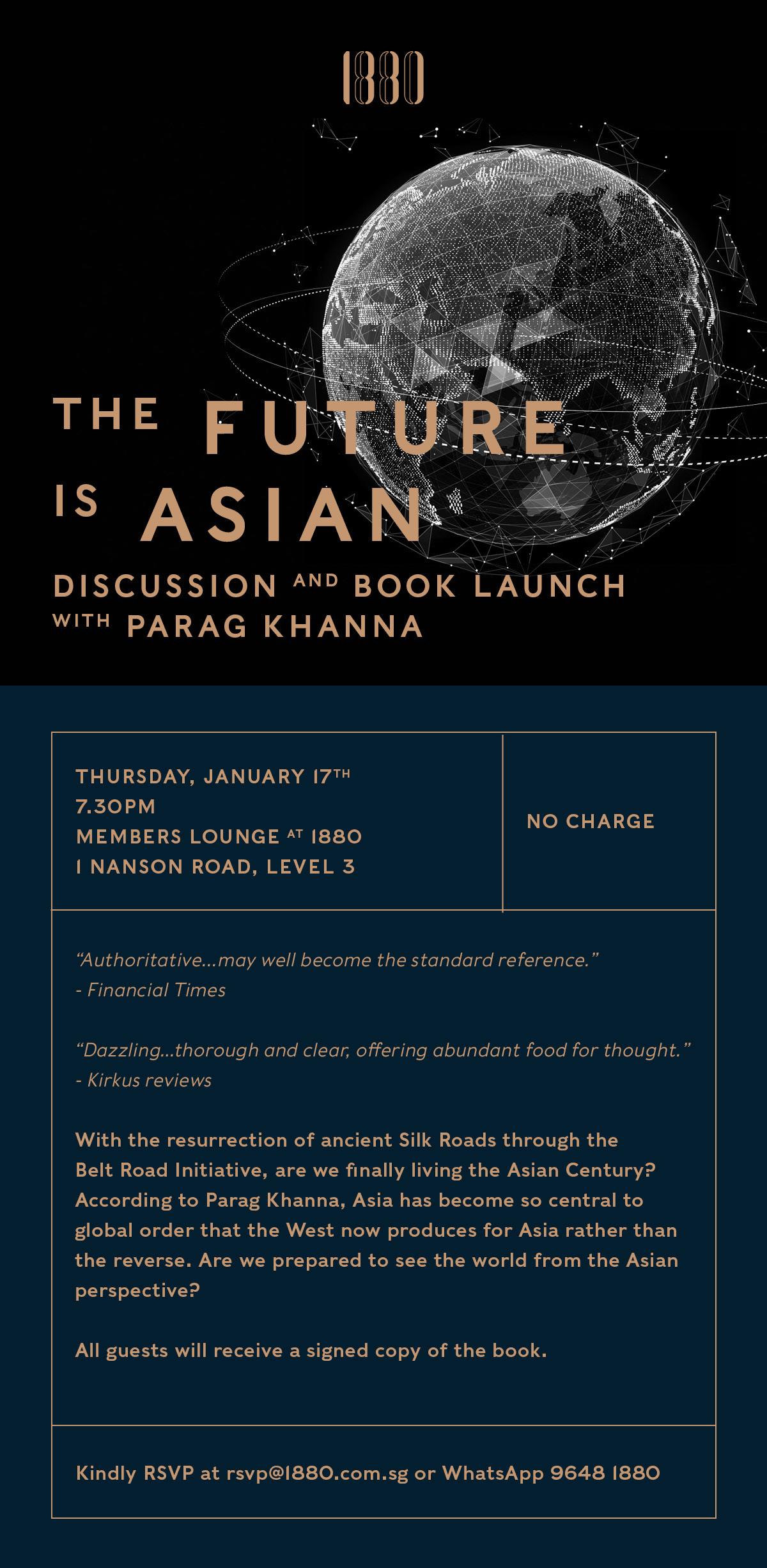 The Future Is Asian: Discussion and Book Launch with Parag Khanna