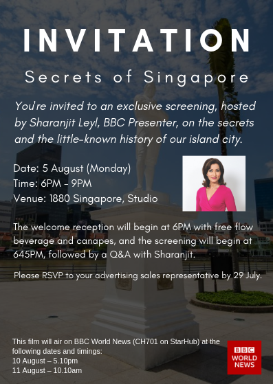 Invitation - Secrets of Singapore