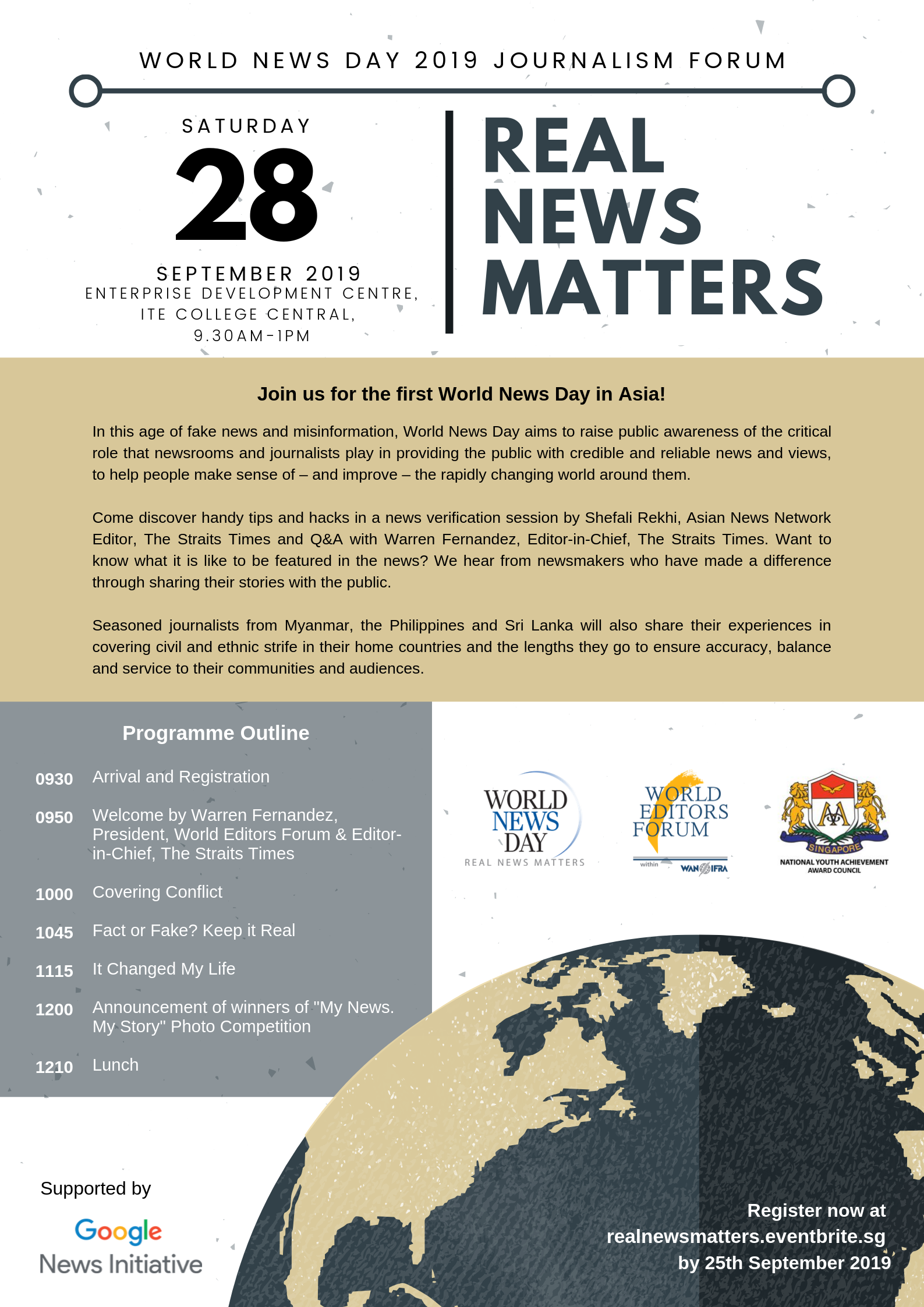 Journalism Forum: Real News Matters â€“ World News Day